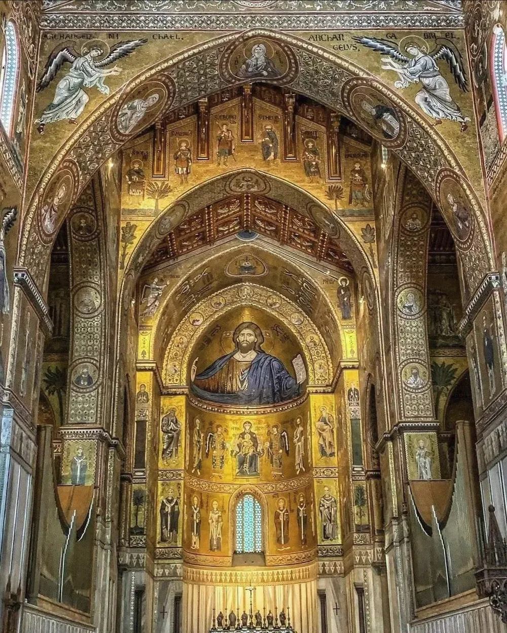 monreale mosaique de la cathédrale