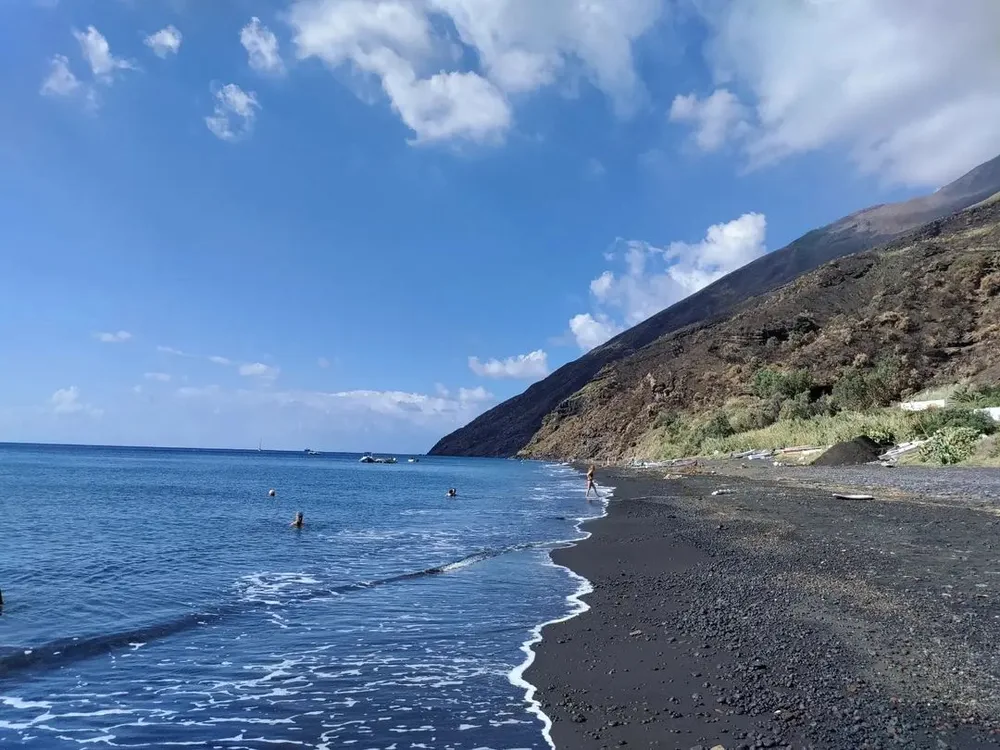 plage de stromboli