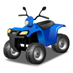 quadbike blue icon icons.com 54908