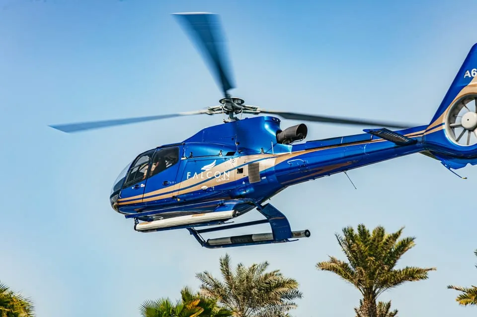 helicoptère dubai activite