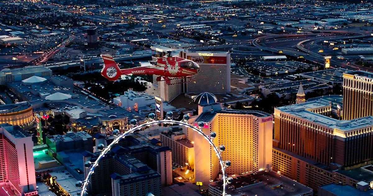 the strip helicoptère