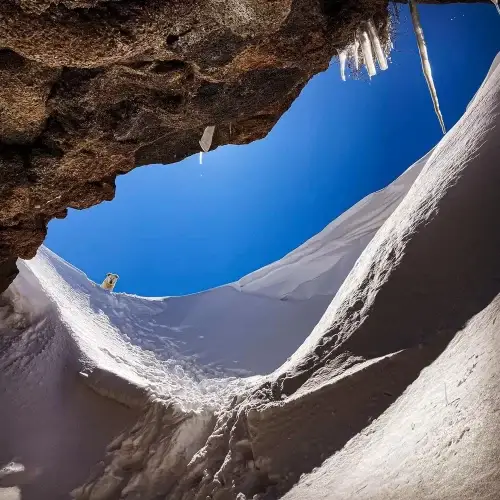 grotte du givre